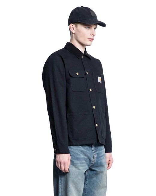 Carhartt Blue Michigan Cotton Jacket for men