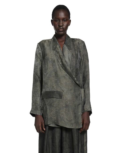 Uma Wang Gray Khloe Jacket