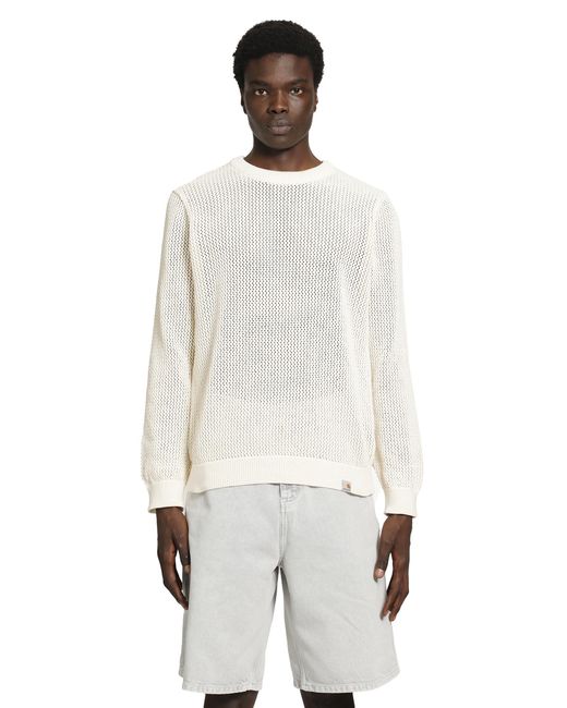 Carhartt White Stockton Sweater for men