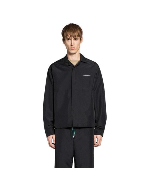 Oamc Peacemaker Black System Shirt for men