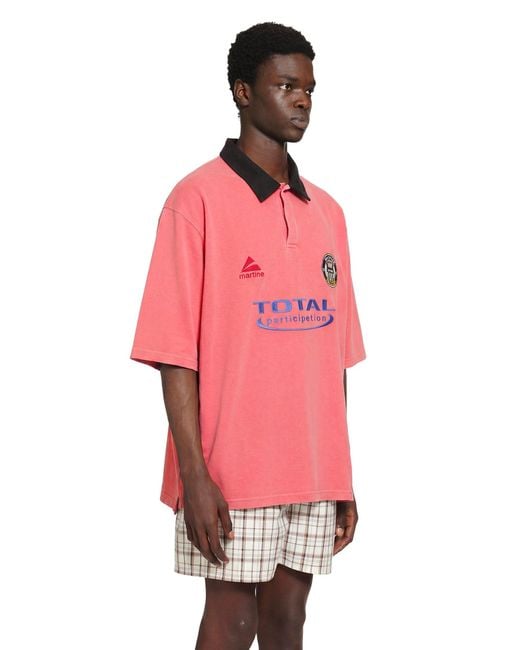 Martine Rose Pink Oversized/Polo for men