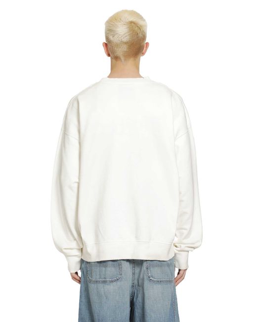 Maison Mihara Yasuhiro White Don'T Tag Me Printed Sweatshirt for men