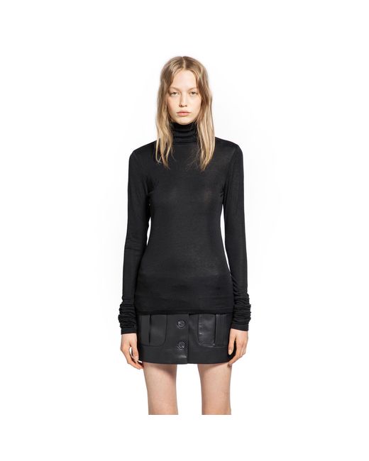 THE GARMENT Black Bree Long Sleeve Turtleneck Top