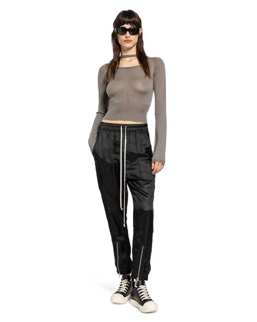 Rick Owens Brown Temple Cropped Pull