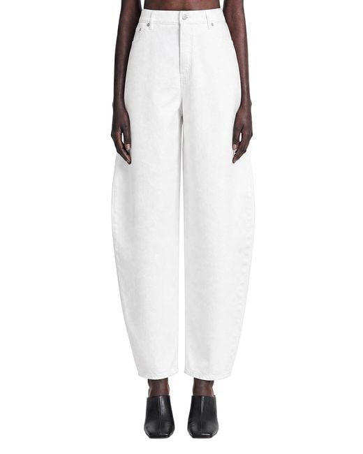 Alaïa White Rodeo Jeans
