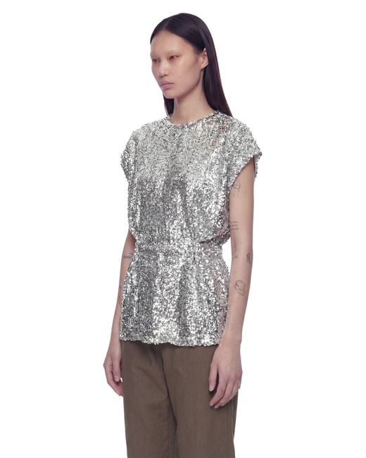 Coperni Gray Zero Waste Adjustable Tee