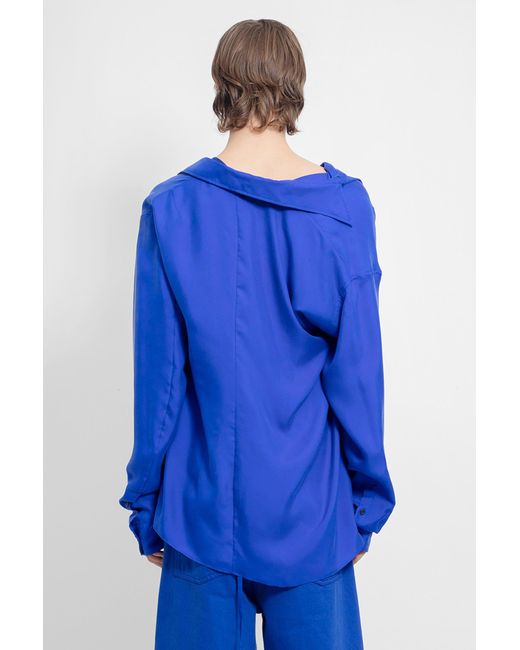Ann Demeulemeester Blue Shirts for men