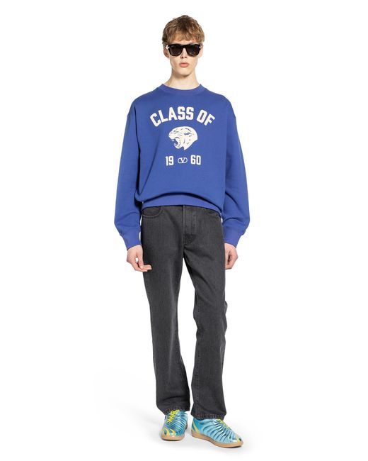 Valentino Blue Sweatshirts for men