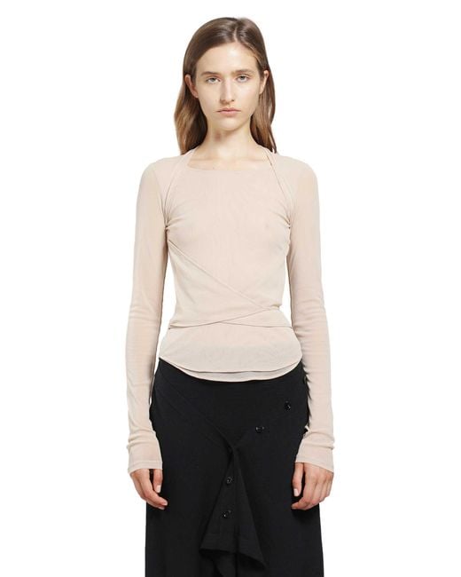 Lemaire White Ballerina Scarf Top