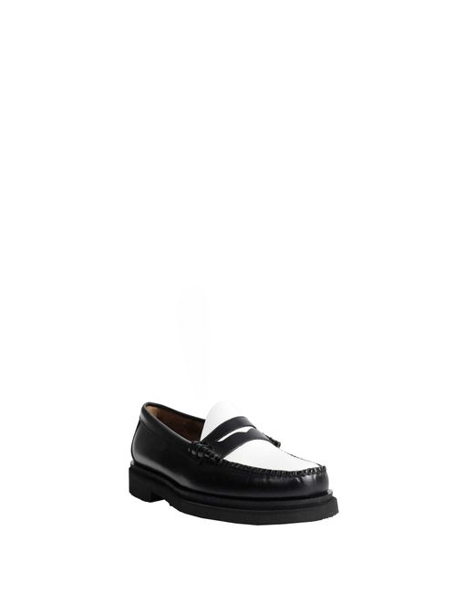 G.H.BASS Black Weejuns Step Larson Penny Loafers for men
