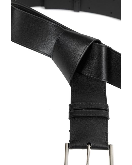 Givenchy Black Windsor Knot Belt