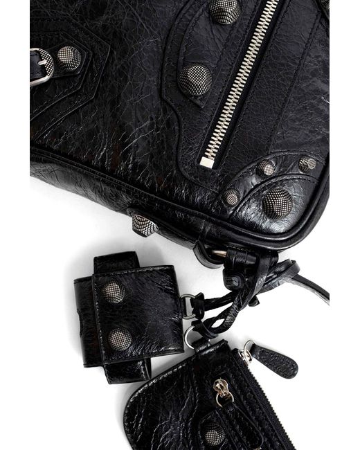Balenciaga White Le Cagole Crossbody Bag for men
