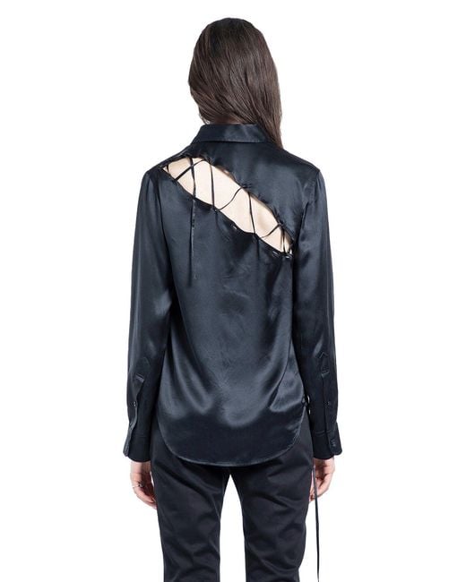 Ann Demeulemeester Blue Lais Shirt