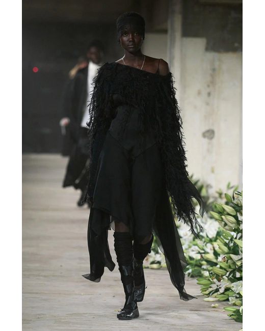 Ann Demeulemeester Black Violette Ballerinas