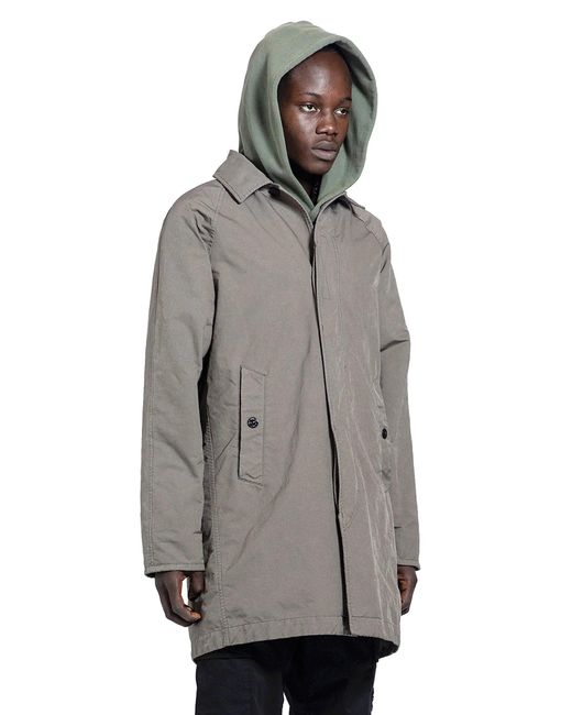 Stone Island Gray 70249 David-tc Jaket for men