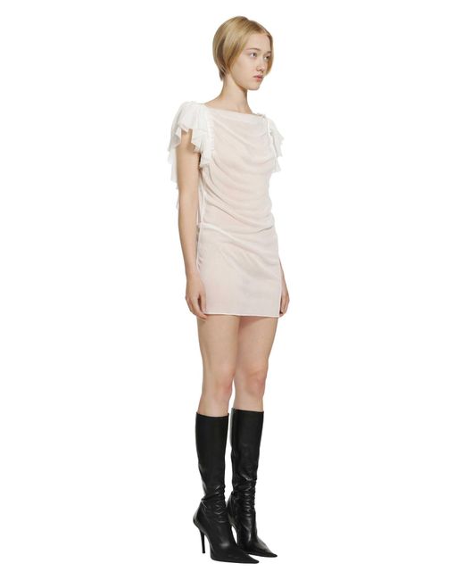 Daisy London Natural Angelic Wing'Ed Shift Dress
