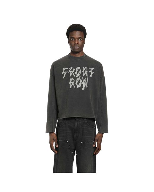 44 Label Group Black Front Row Long Sleeve T-Shirt for men