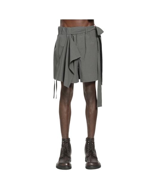 Craig Green Gray Layered Shorts for men