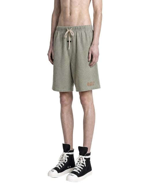 Fear Of God Gray Heavy Jersey 90's Sweatshorts for men