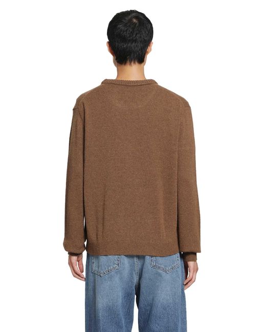 Lemaire Brown Sweater for men