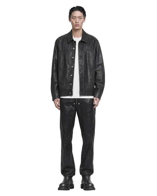 Rick Owens Black Tower Jumbo Worker Jacket for men