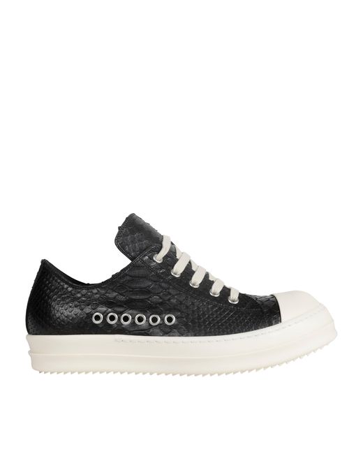 Rick Owens Black Temple Low Sneaks for men