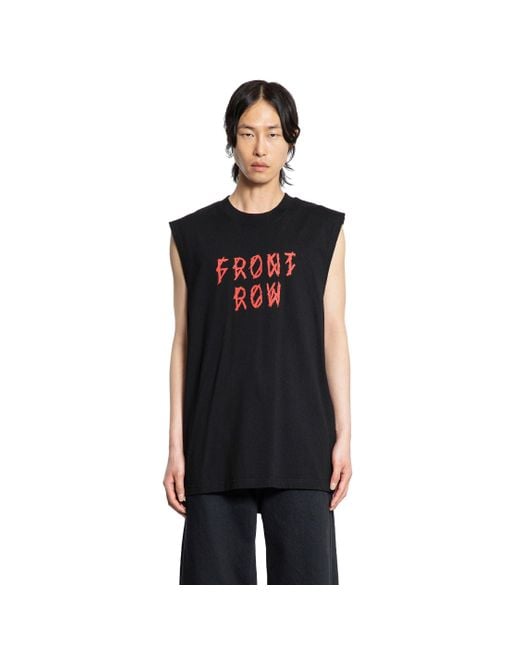 44 Label Group Black 44 Drip Sleeveless Tee for men
