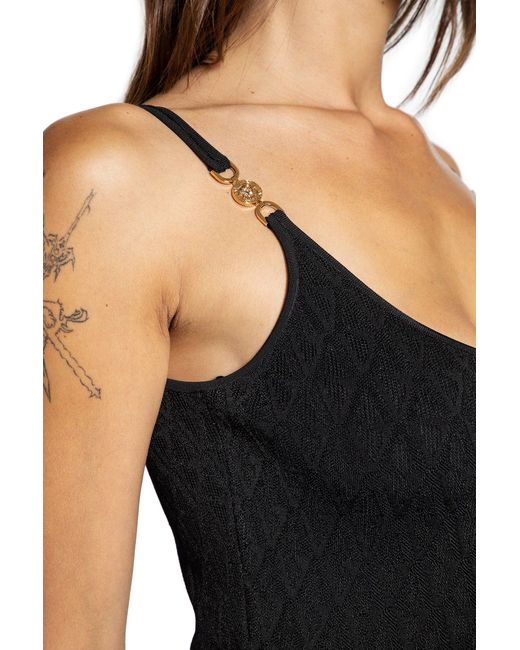 Versace Black Strappy Dress