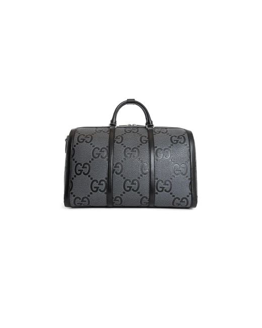 Gucci Black Small Jumbo Gg Duffle Bag for men
