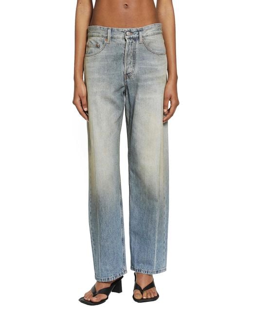 MM6 by Maison Margiela Blue Straight Leg Jeans