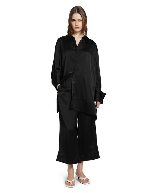 Totême  Black Soft Tuxedo Shirt