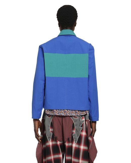 Craig Green Blue Reversible Worker Jacket for men