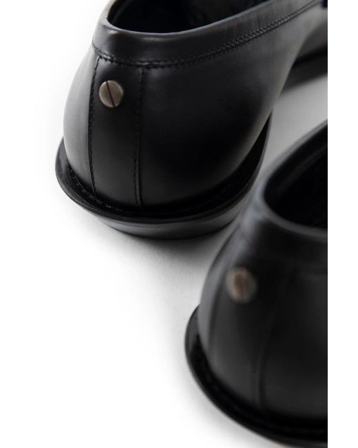 Ann Demeulemeester Black Rappana Pointy Loafers
