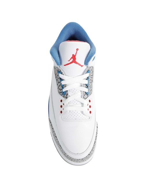 Nike Blue Air Jordan 3 True Sneakers for men