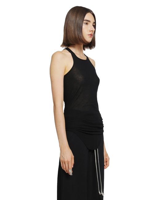 Rick Owens Black The Tower Basic Rib