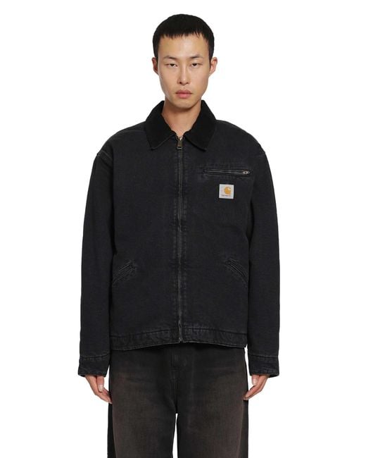 Carhartt Black Og Detroit Jacket for men