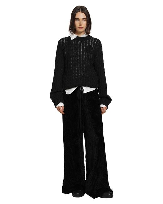 Ann Demeulemeester Black Nevi Lounge Pants