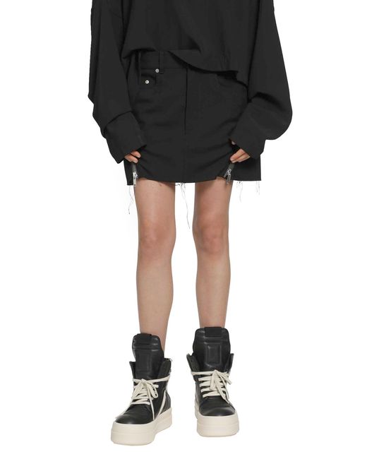 Rick Owens Black Tower Bolan Banana Mini
