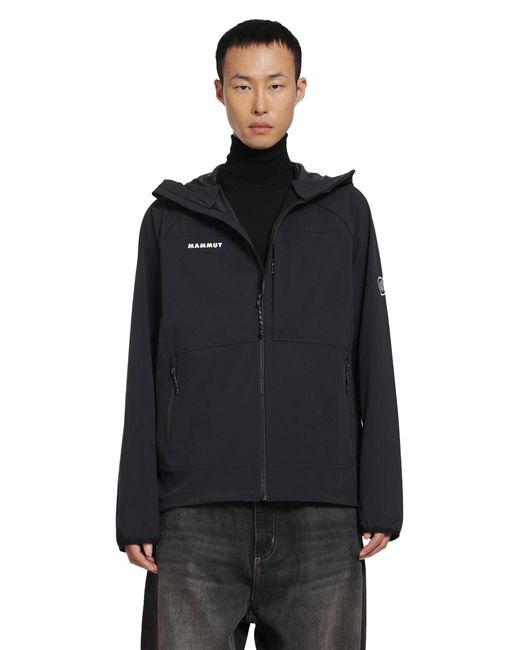 Mammut Black Ultimate Comfort So Hooded Jacket for men