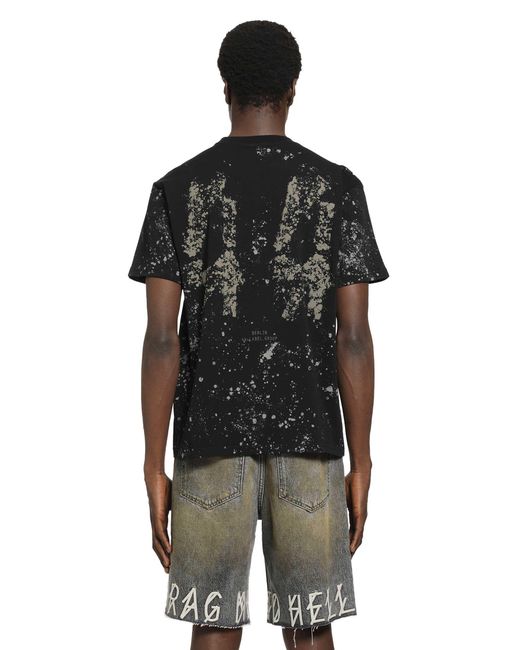 44 Label Group Black T-Shirt Stain 44 for men