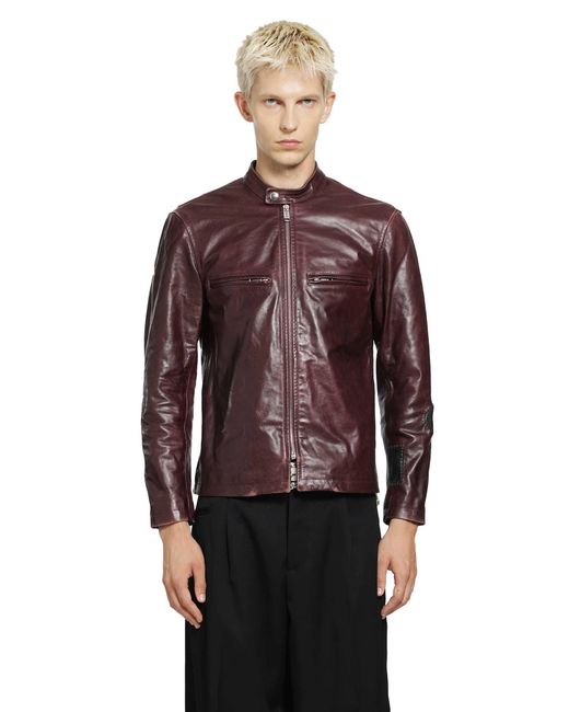 Enfants Riches Deprimes Red Side B Leather Jacket for men