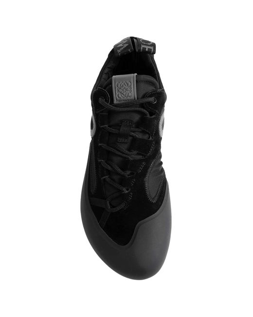 Loewe Black Nylon Grip Sneakers for men