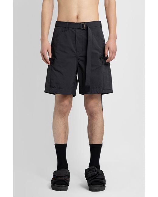 Sacai Black Shorts for men