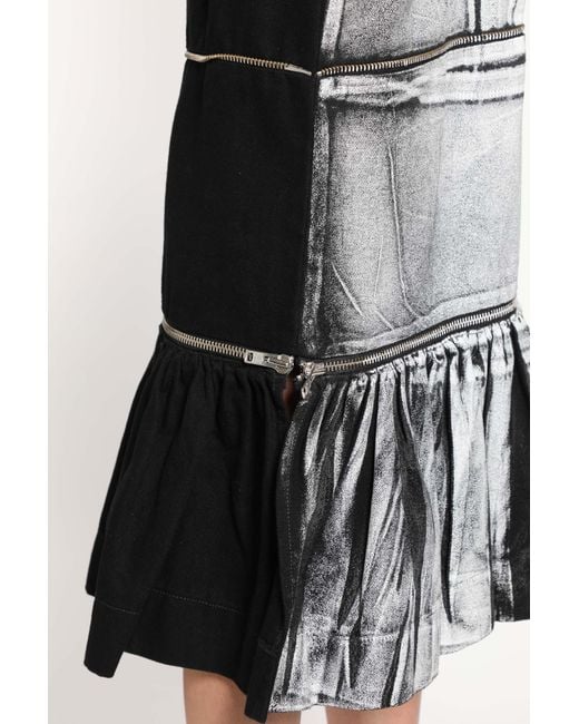 VAQUERA Multicolor Painted Workwear Skirt