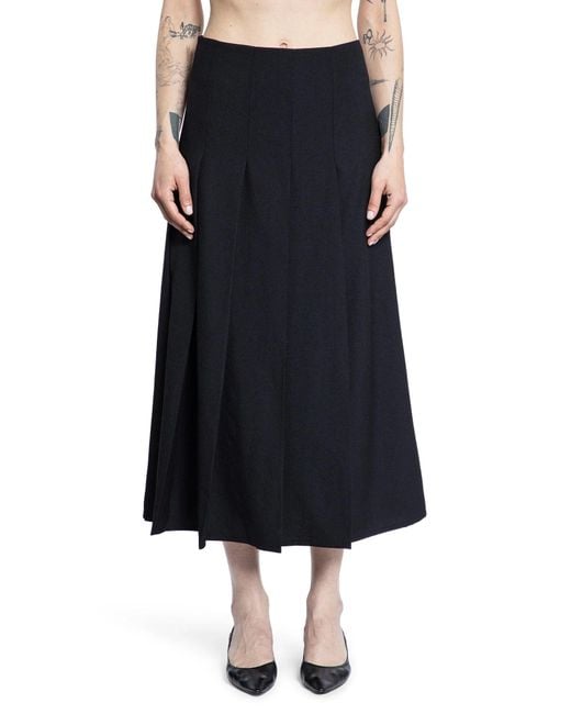 Studio Nicholson Black Fuse Skirt