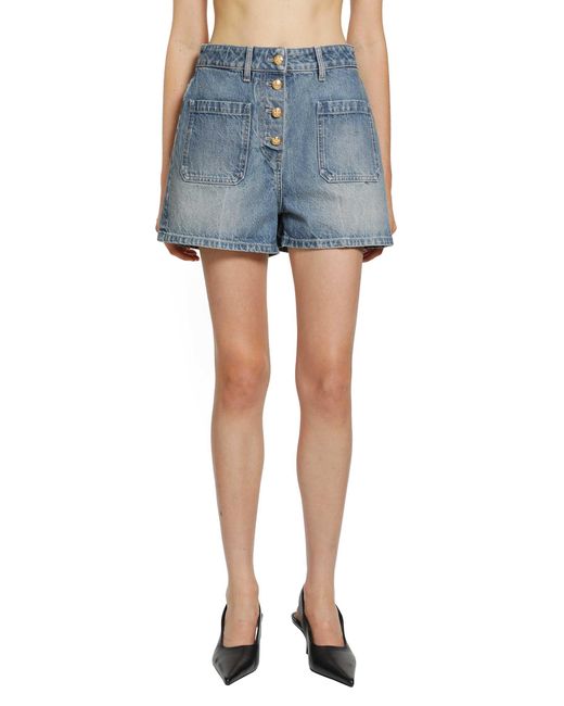 Valentino Blue Denim Shorts