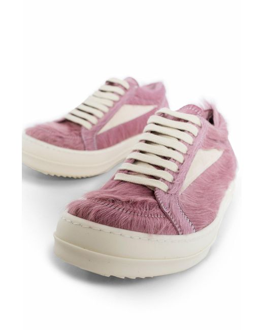 Rick Owens Pink Vintage Sneakers
