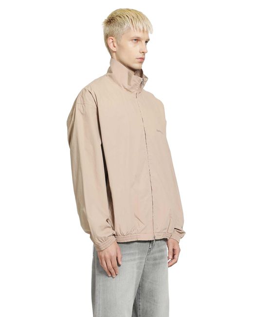 Acne Natural Washed Logo Jacket for men