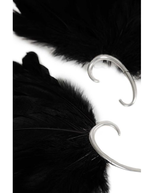 Ann Demeulemeester Black Tona Ear Cuffs
