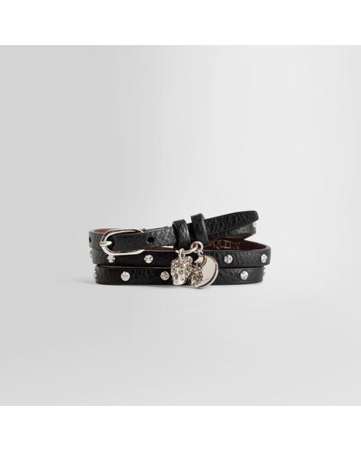 Alexander McQueen Black Bracelets